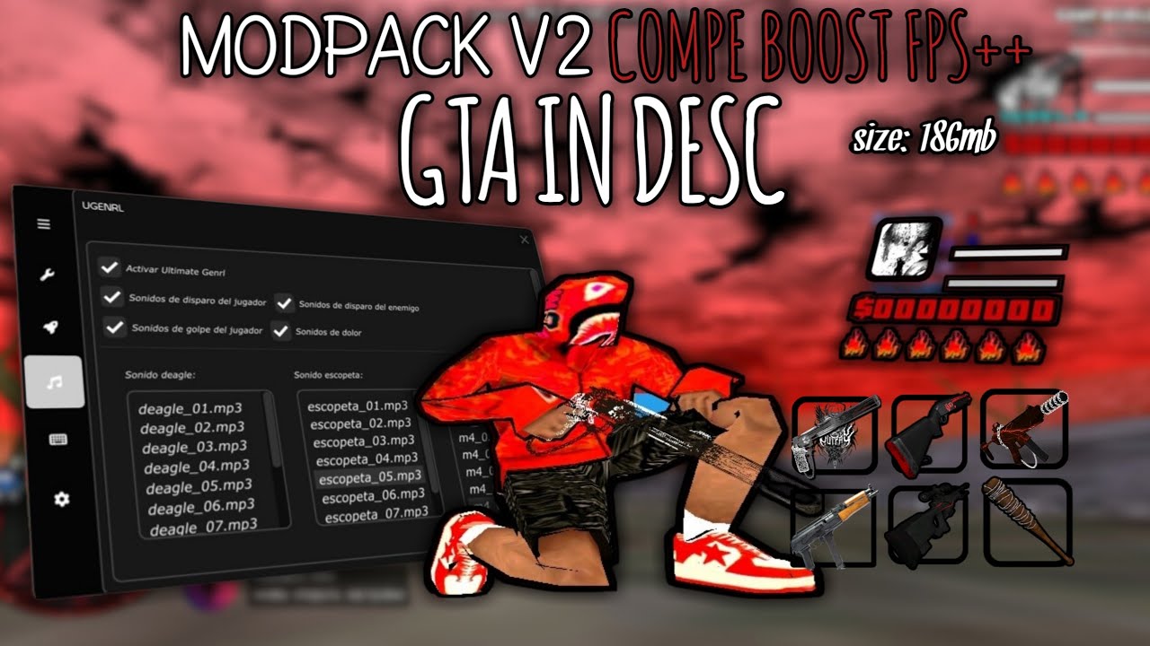 MODPACK COMPE V2 BOOST FPS++ By Xion🕷🕸 || GTA SAMP ANDROID || GTA IN DESC