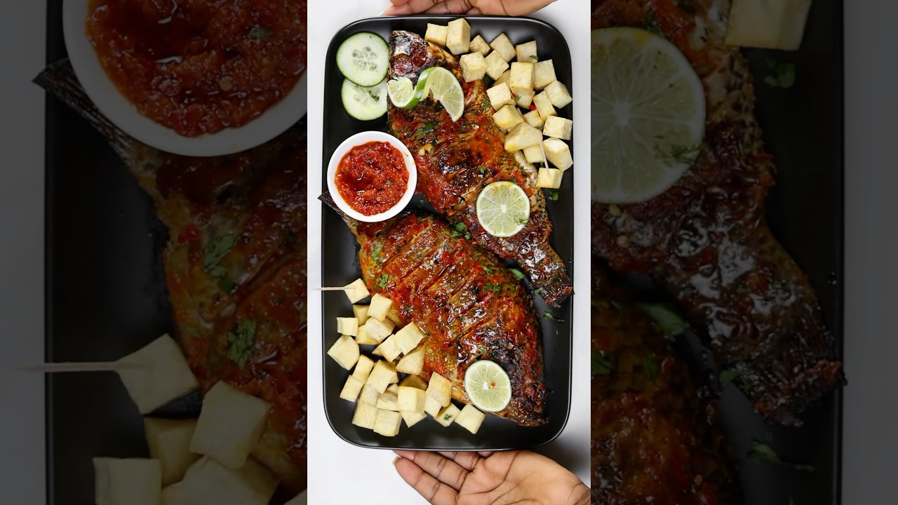 Grilled Fish and Yam
