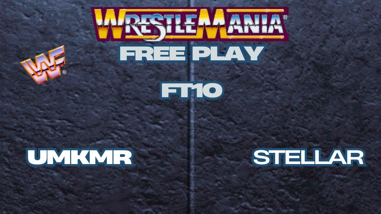 WWF Wrestlemania The Arcade Game / umkMR vs StellaR / Free Play / FT10