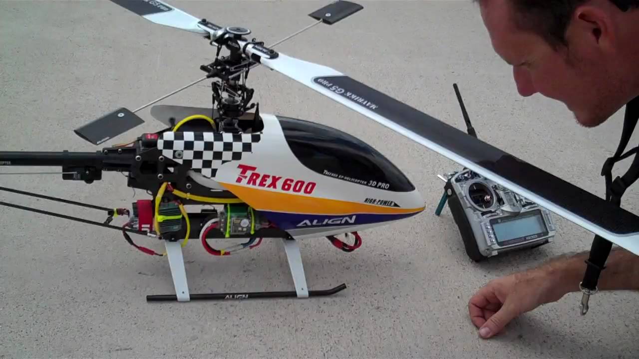 Dan Smith Maidens T-Rex 600 SE RC Helicopter - Saturday September 19th 2009