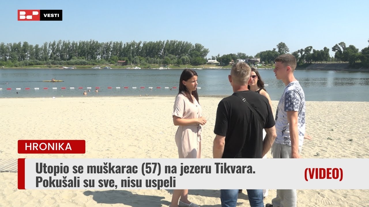 Utopio se muškarac (57) na jezeru Tikvara. Pokušali su sve, nisu uspeli