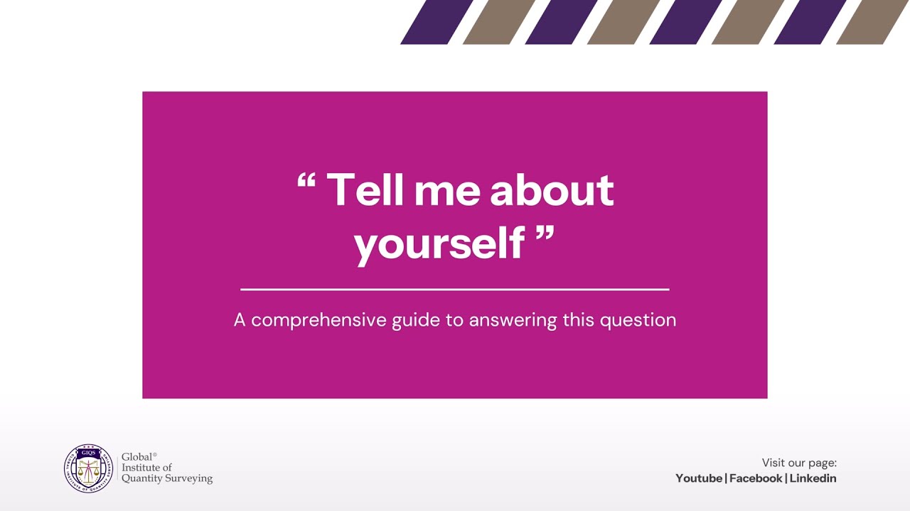How to Answer “Tell Me About Yourself” – Quantity Surveyor Interview Guide | GIQS