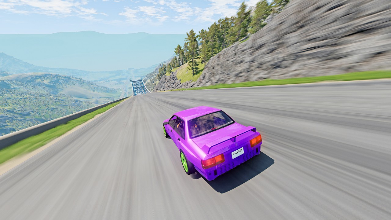 Full Throttle INSANE Long Downhill Mayhem! | BeamNG.drive Epic Crashes & Speed Test #09