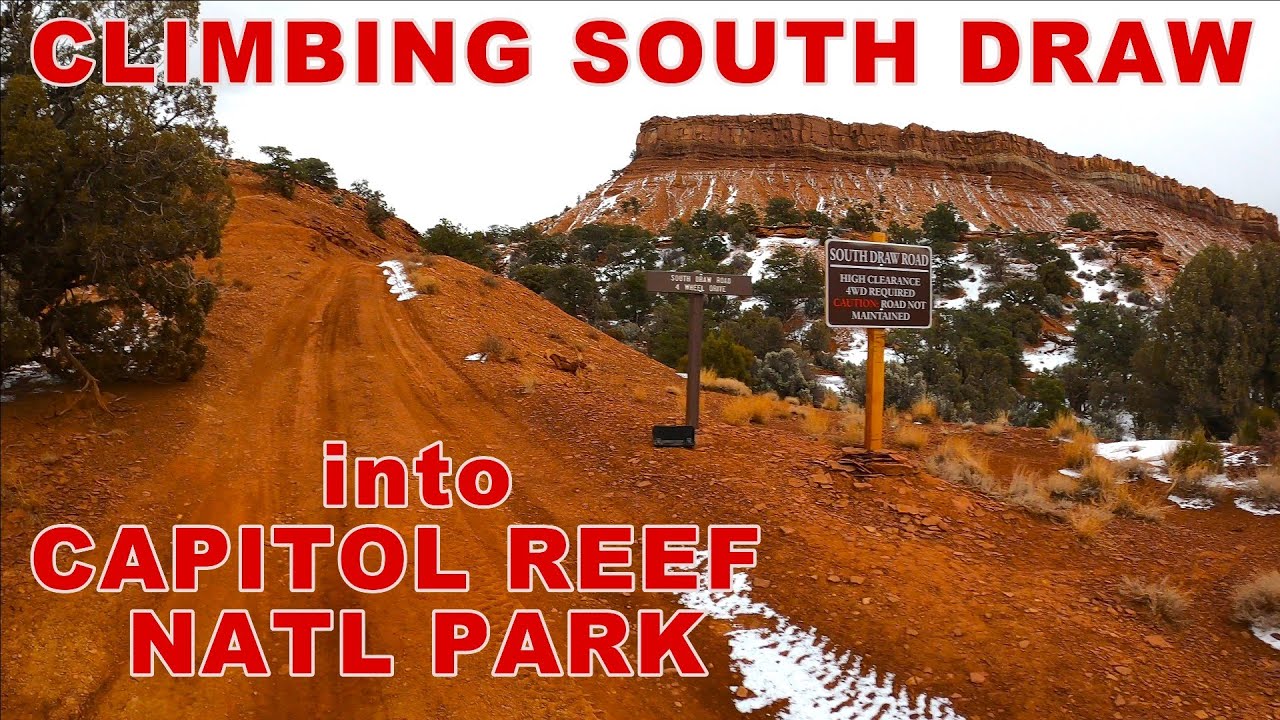 Entering Capitol Reef Natl Park || Climbing South Draw || Specialized Turbo Levo Expert