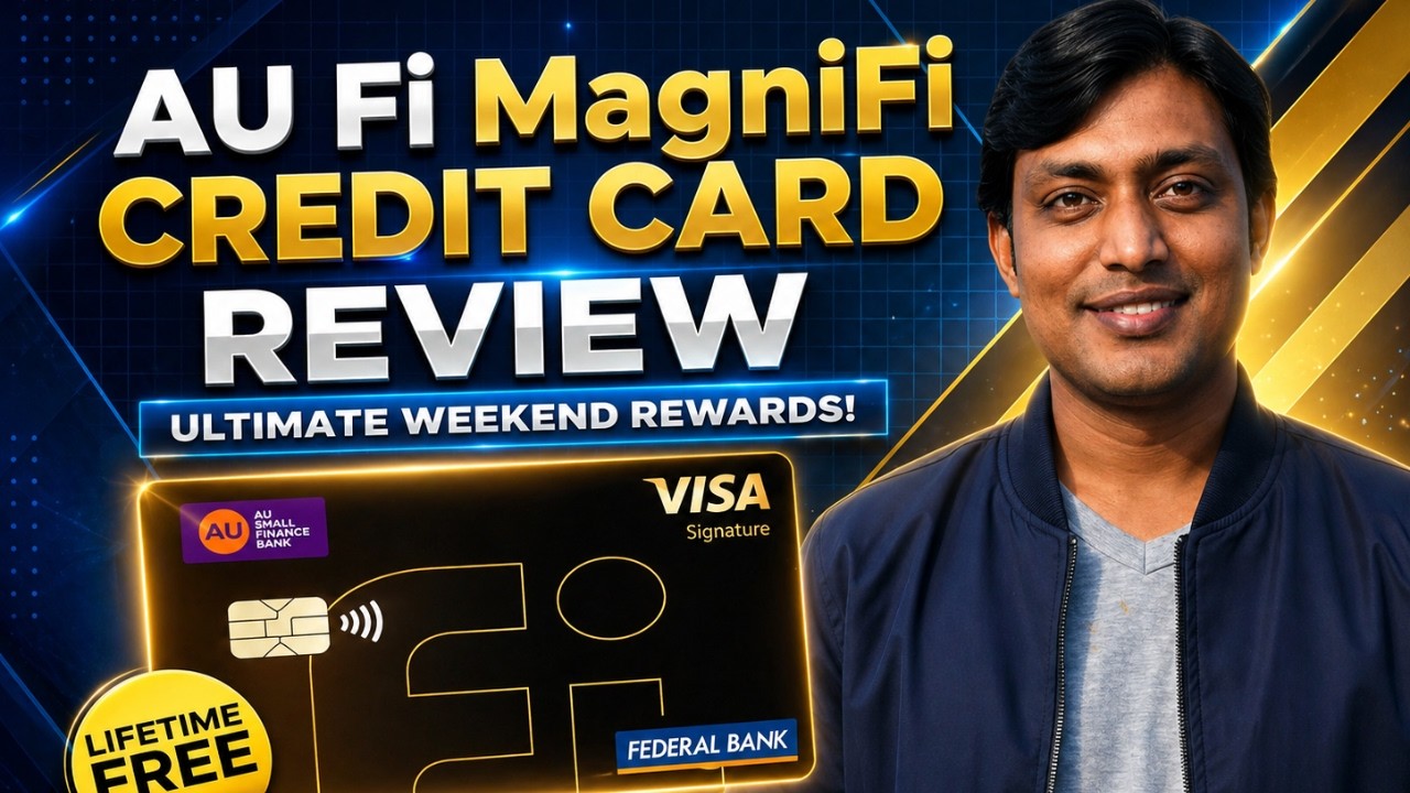 AU Fi MagniFi Credit Card Review | LifeTime Free Credit Card! | Get 5% Cashback on Weekends!
