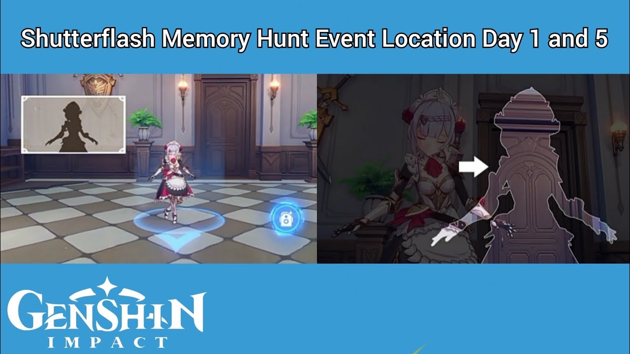 Shutterflash Memory Hunt Event Location Day 1 and 5