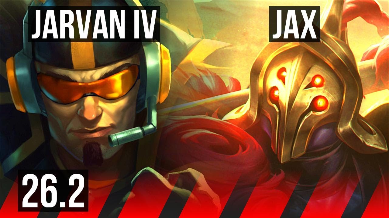 JARVAN IV vs JAX (TOP) | Electrocute | NA Challenger | 26.2