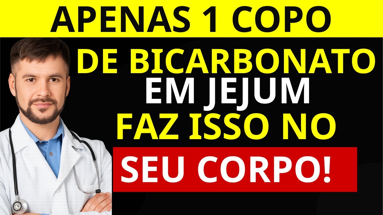 Apenas um copo de bicarbonato em jejum faz isso no seu corpo | Saúde do idoso