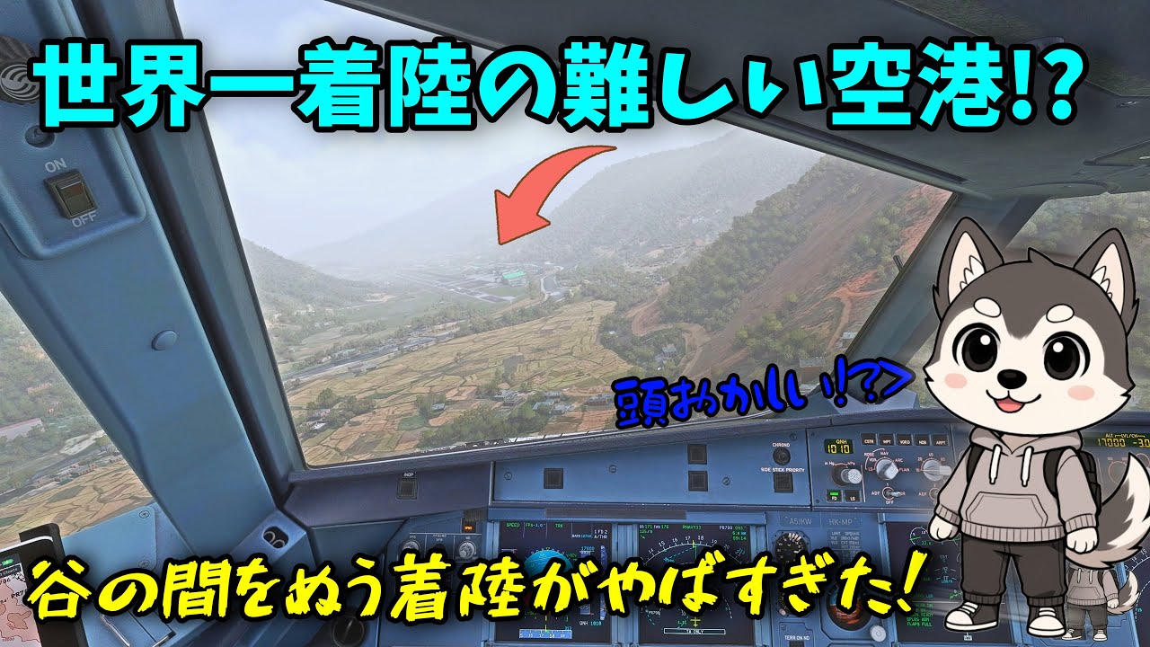 世界一着陸の難しい空港へ!?