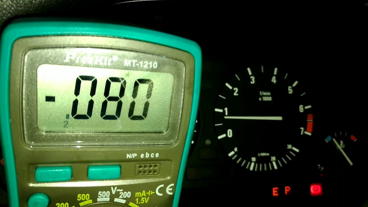 BMW E34 original Oxygen sensor test 1