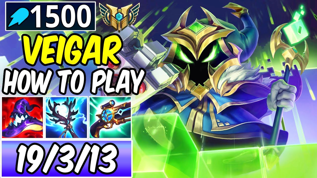 HOW TO PLAY VEIGAR | 1500 AP BURST | Best Build & Runes | Diamond Player Guide | League of Legends