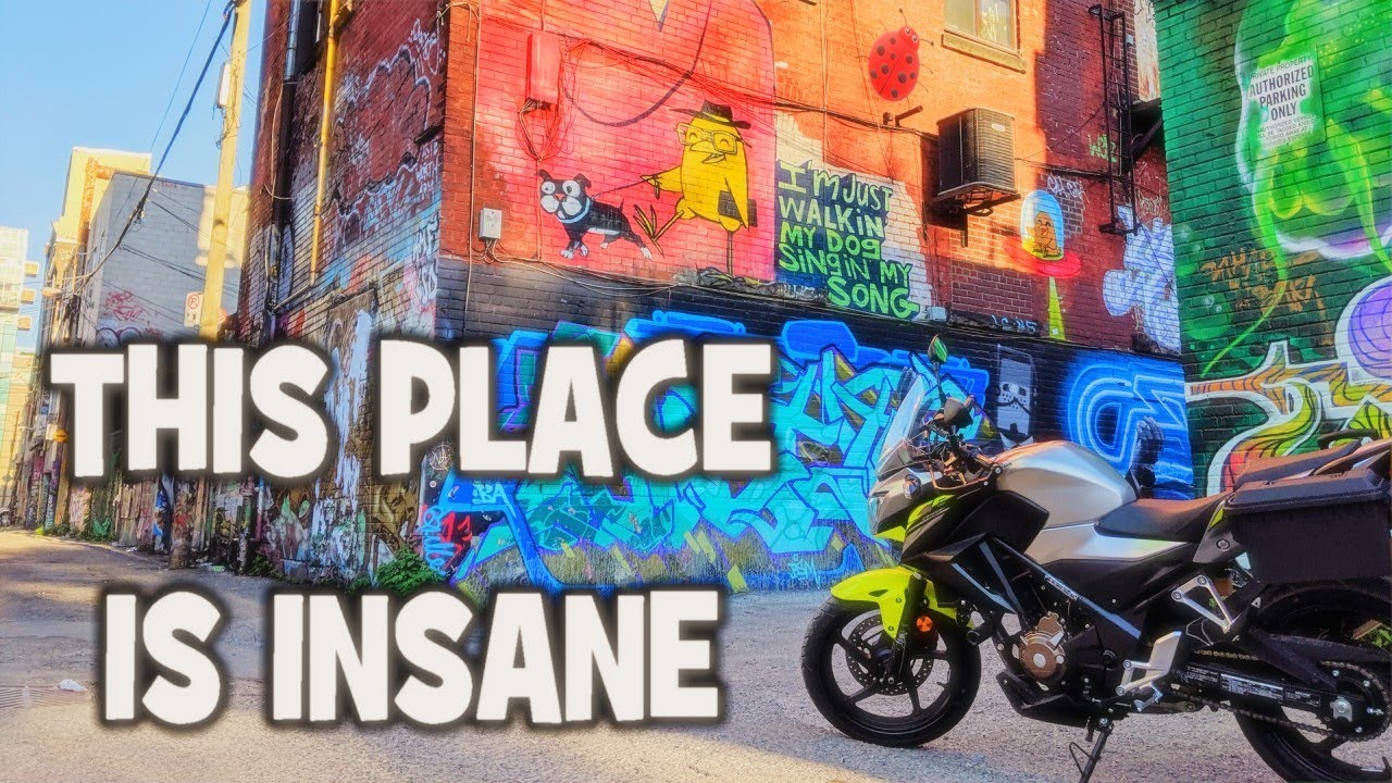 Graffiti Alley (Toronto) to Grass Fields- all in one ride...
