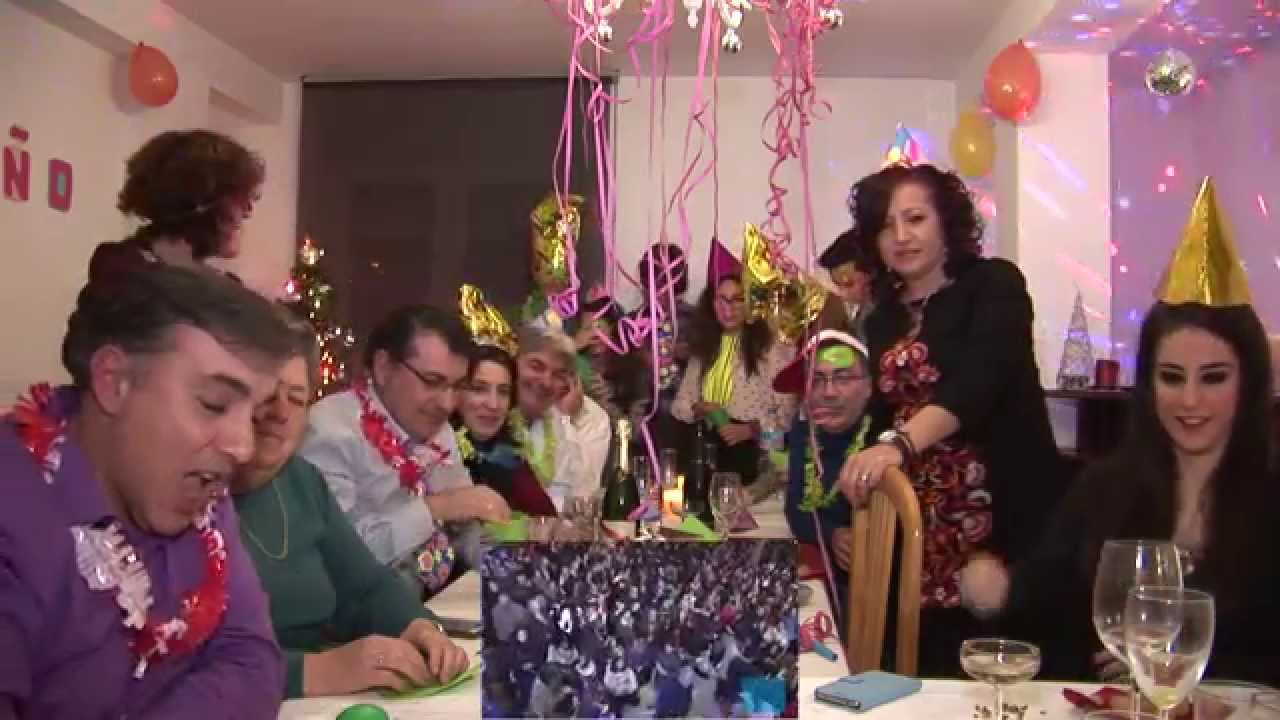 Campanadas de las uvas en Canal Sur 2015.¡ Viva Canarias!