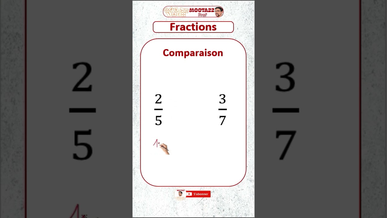 🔥 Compare Two Fractions in 30 Seconds | Simple Method Explained!