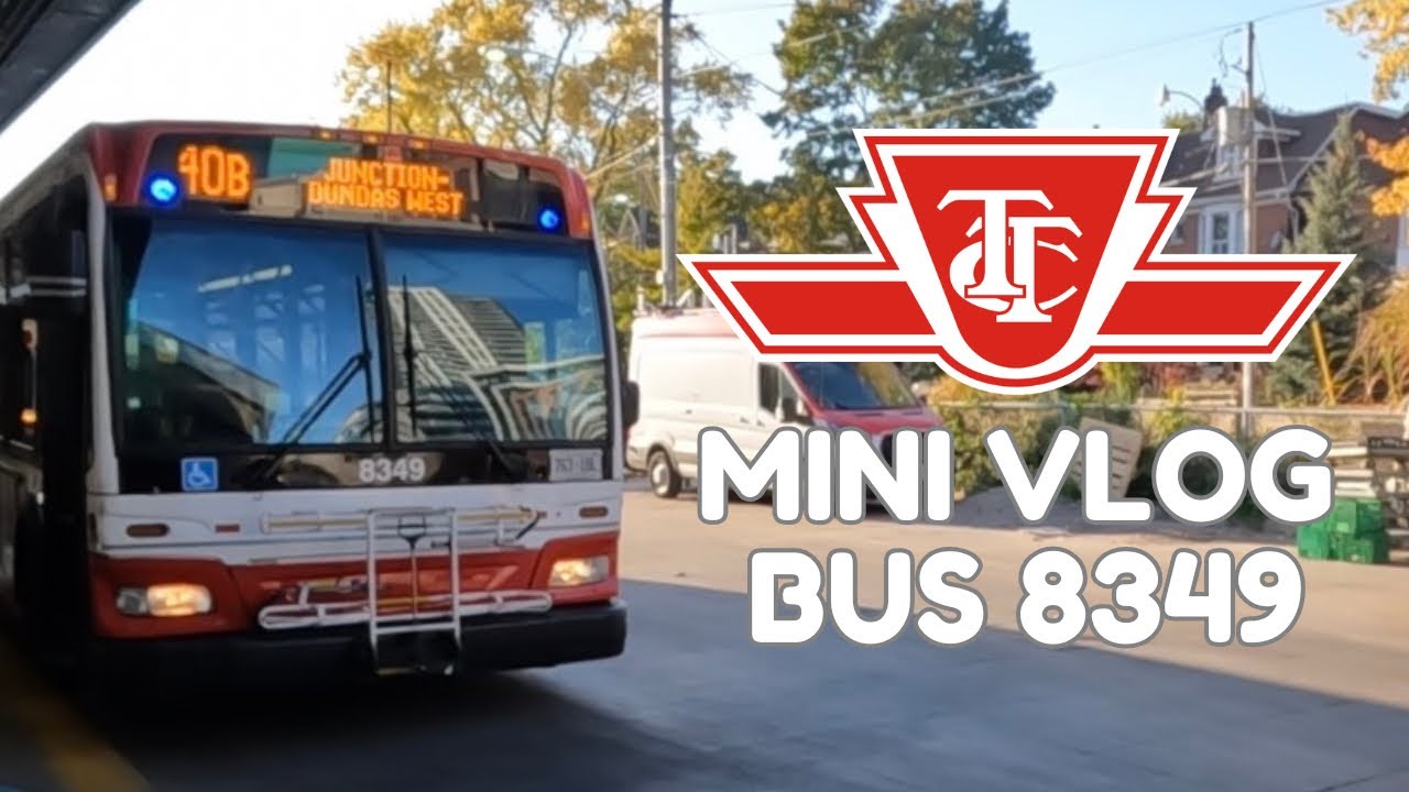 Toronto Transit Commission Bus 8349 With A Bunch Of Lens Flares
