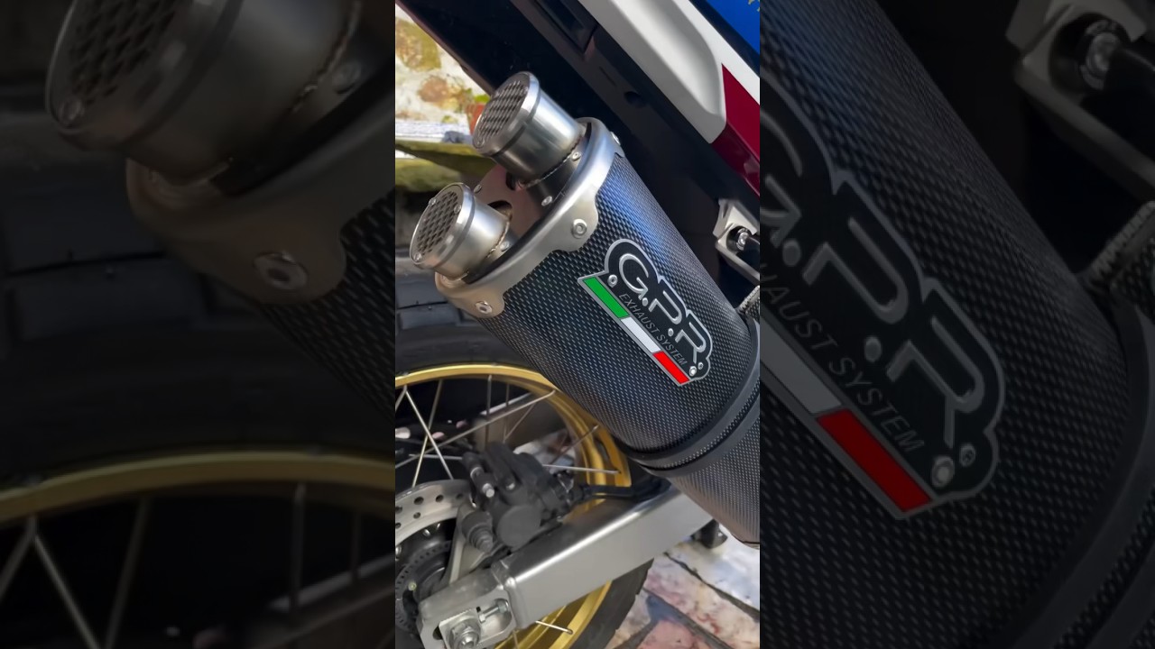Honda CRF 1100 L Africa Twin - GPR Dual Poppy #honda #AfricaTwin #exhaust #Scarico  #GPR #gprexhaust