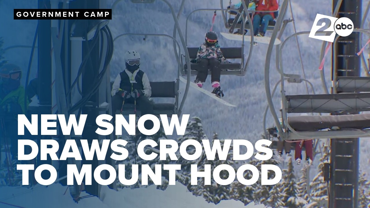 Mount Hood snowfall offers lifeline to struggling businesses in Oregon