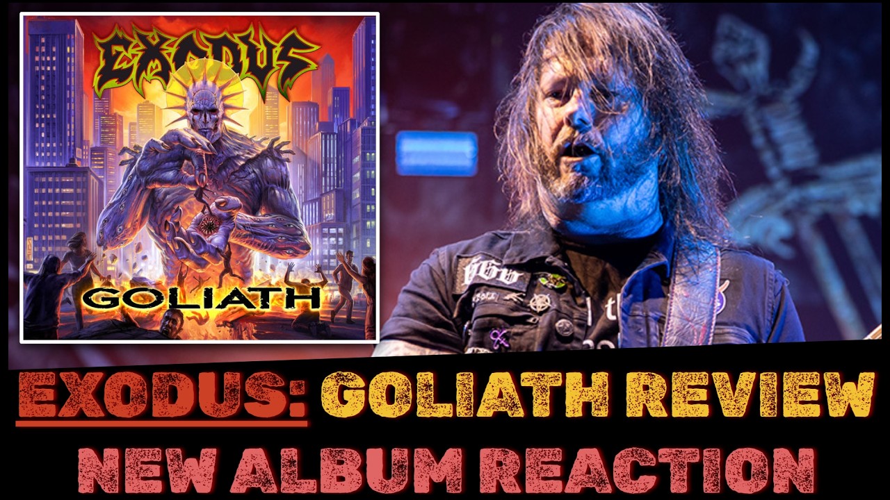 EXODUS: GOLIATH NEW ALBUM REVIEW & REACTION | THRASH METAL LEGENDS WELCOME BACK ROB DUKES