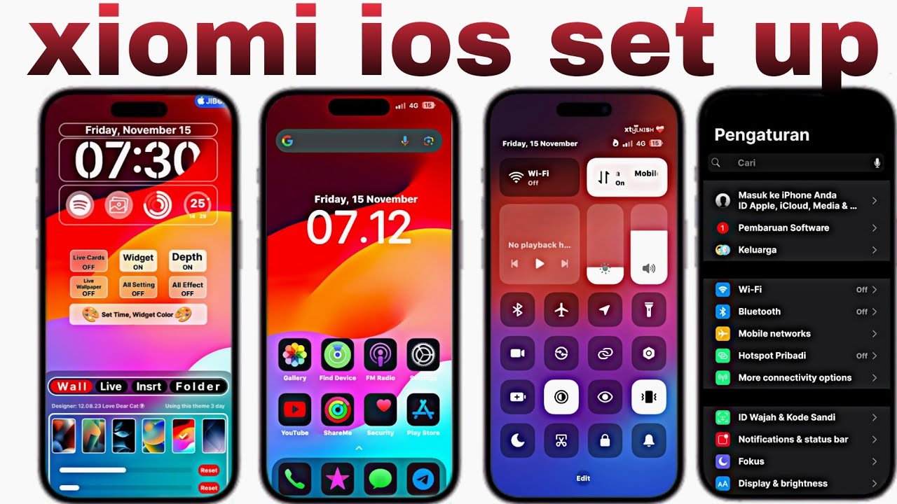 Complete ios setup in xiomi redmi hyperos !! Apply Now and enjoy 👑