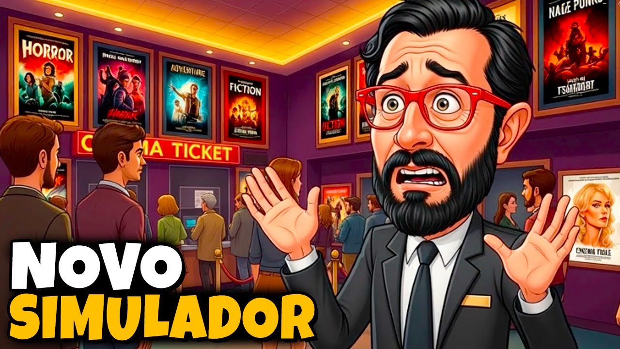 😂 Caos total na portaria do cinema! - Ultimate Theater Simulator