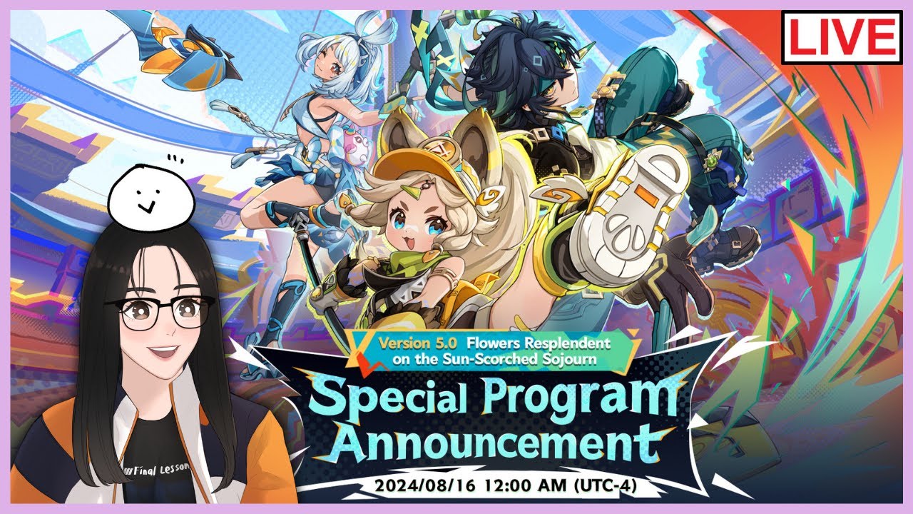 🔴 NATLAN IS HERE!! | V5.0 Special Program Watch Party (Genshin Impact)