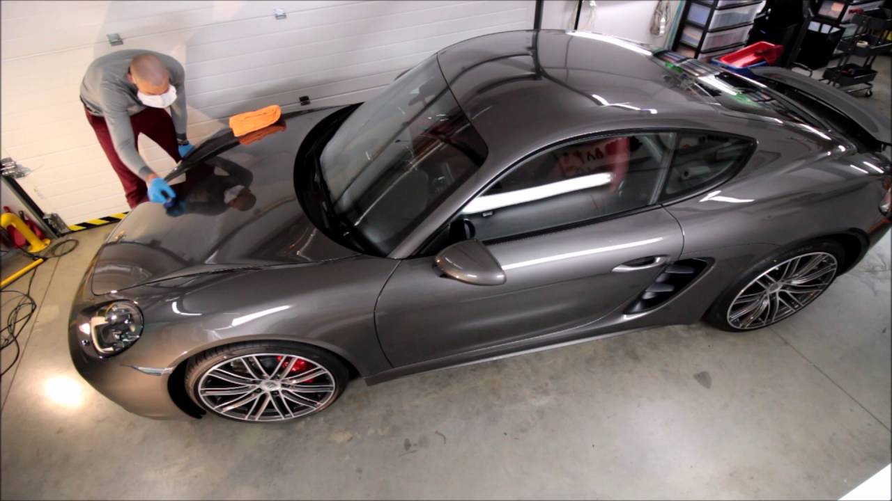 PORSCHE 718 Cayman DETAILING czech Brno - RUPES, CarPro and GYEON in UMYEM - LONG video