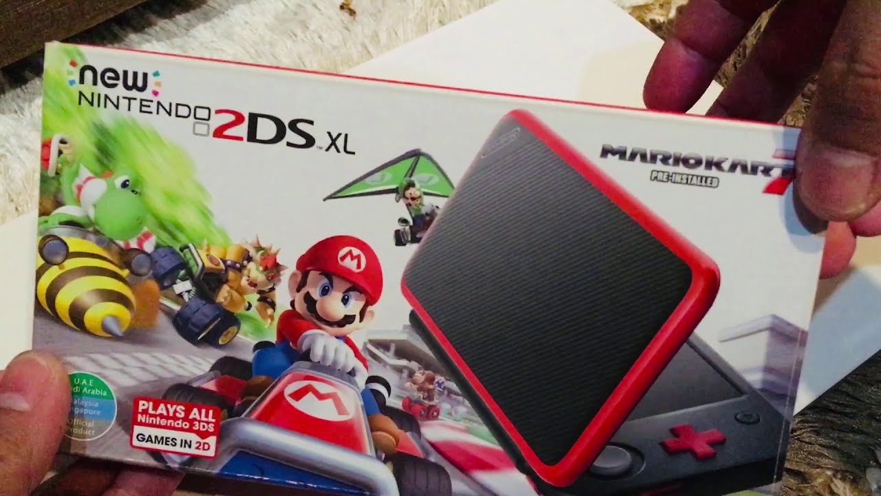 Nintendo 2DS XL - Black & Red - Quick Unboxing