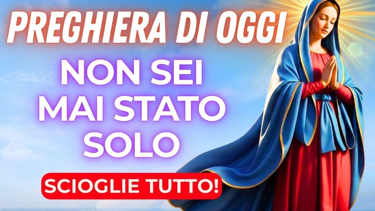 Se Ti Senti Solo e Dimenticato… Maria Non Ti Ha Mai Lasciato
