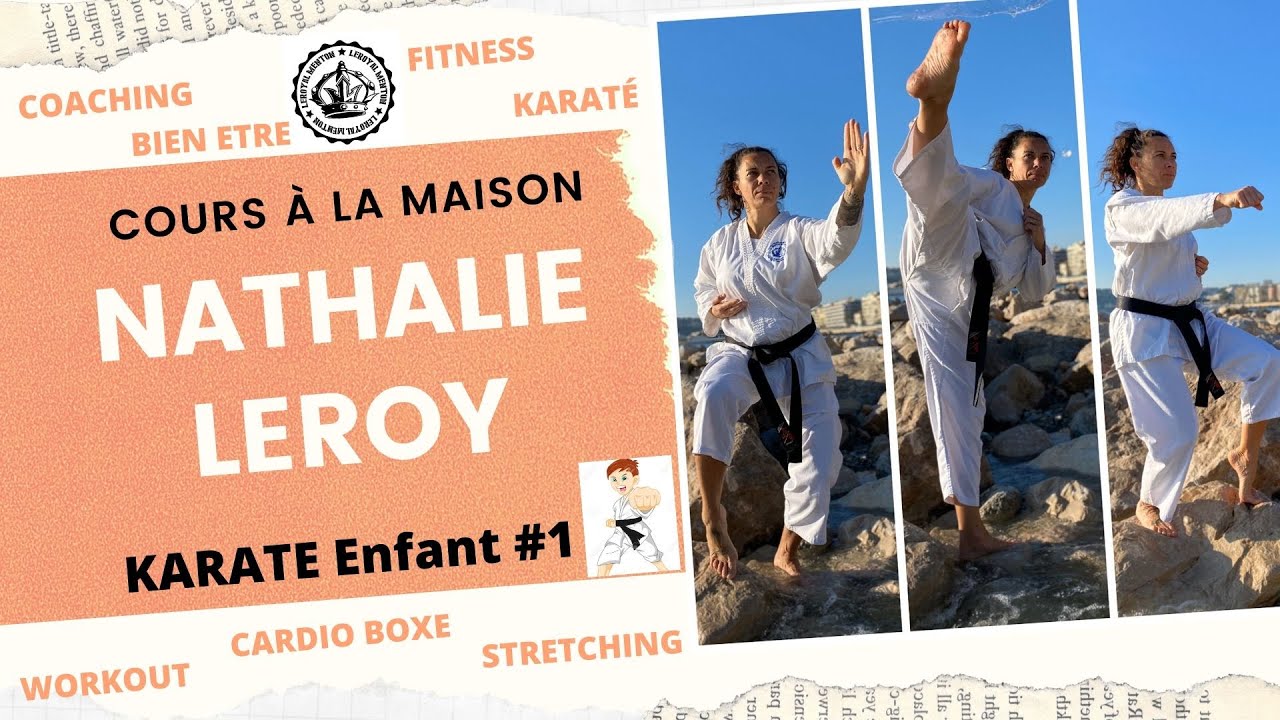 1er Cours Karaté Enfant à la maison.