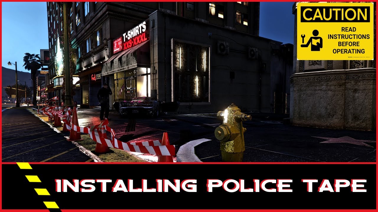 Installing Police Tape and Required Files | Tutorial | LSPDFR | GTA V
