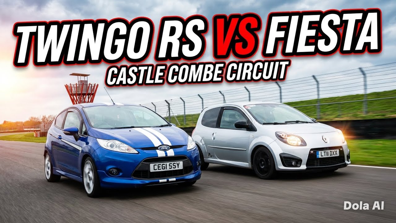 Twingo RS vs Fiesta S: The Battle for Castle Combe! 🏁