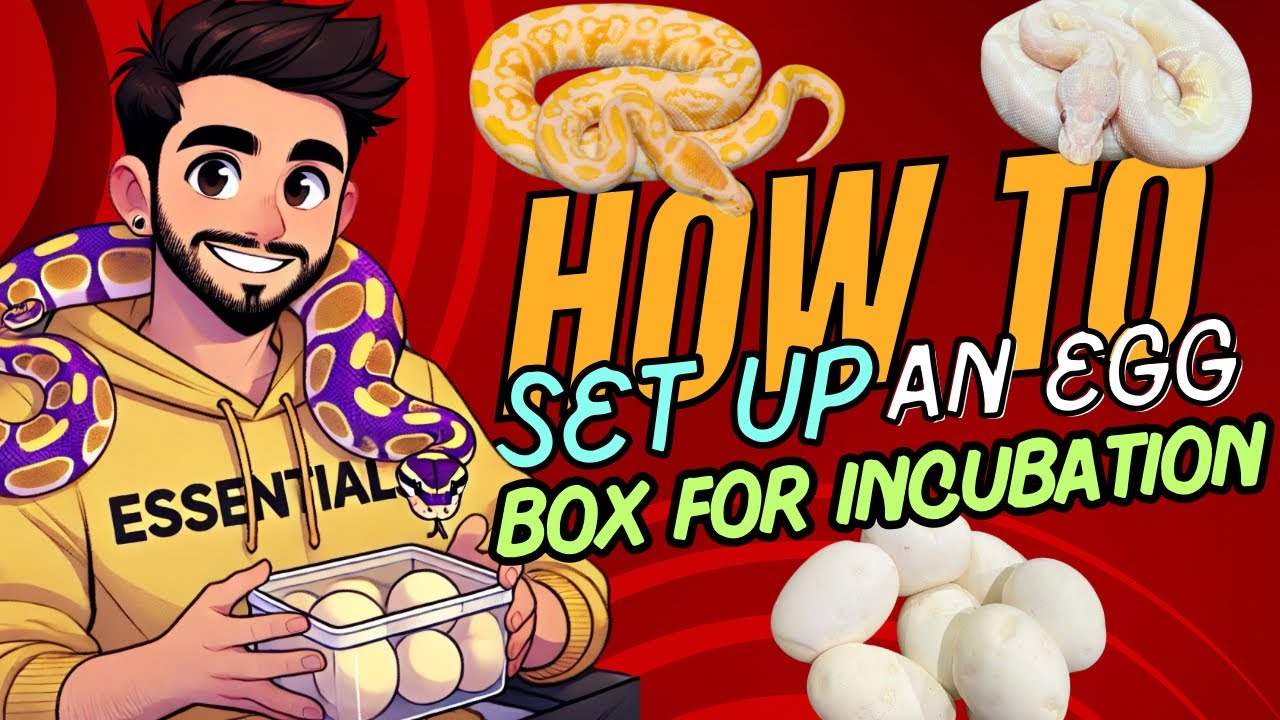 HOW TO SET UP YOUR BALL PYTHON EGGS!
