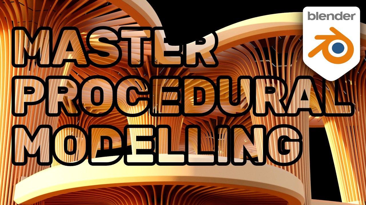 Master Procedural Modelling in Blender - Geometry Nodes Masterclass Trailer