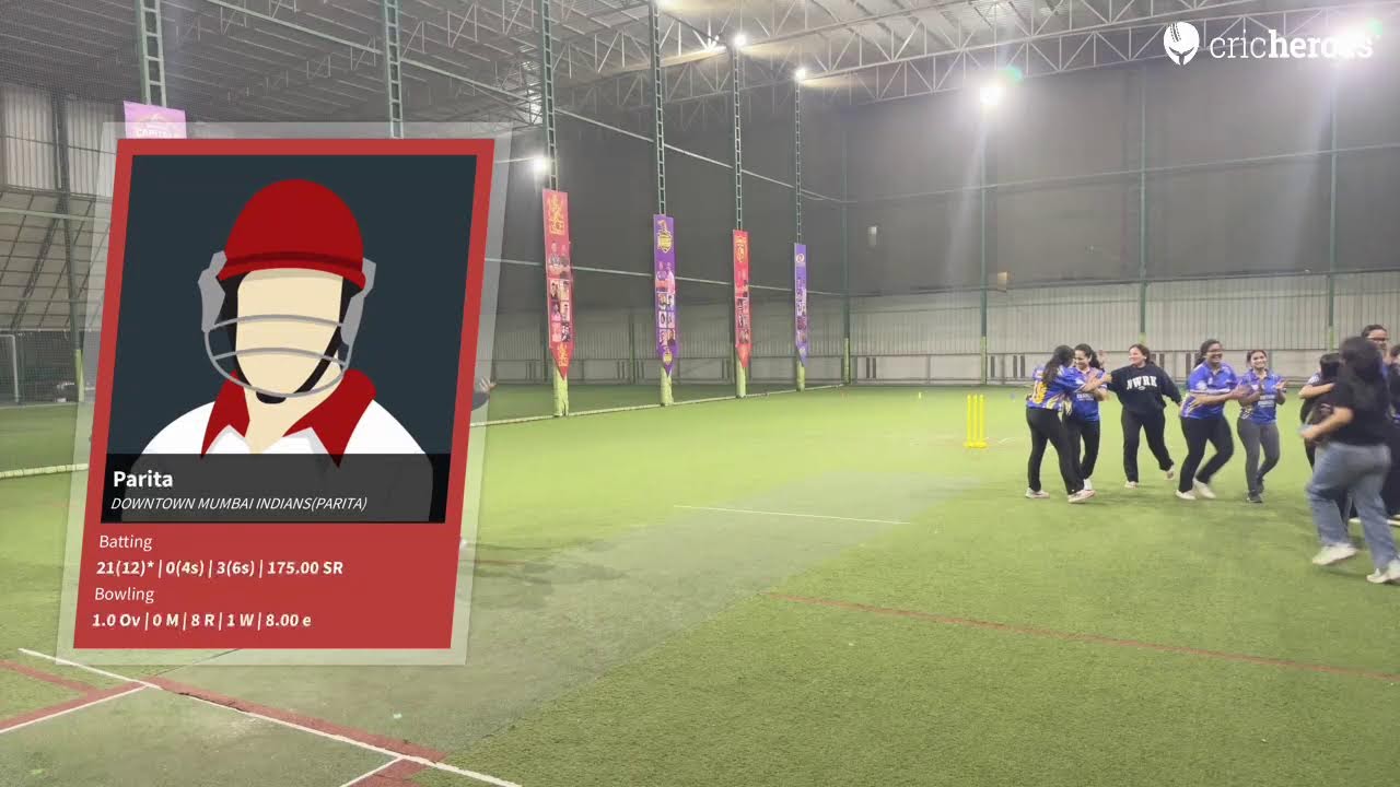 DOWNTOWN MUMBAI INDIANS(PARITA) vs DOWNTOWN SUPER KINGS (KANNAN) | DOWNTOWN PREMIER LEAUGE-8(GIRLS)(