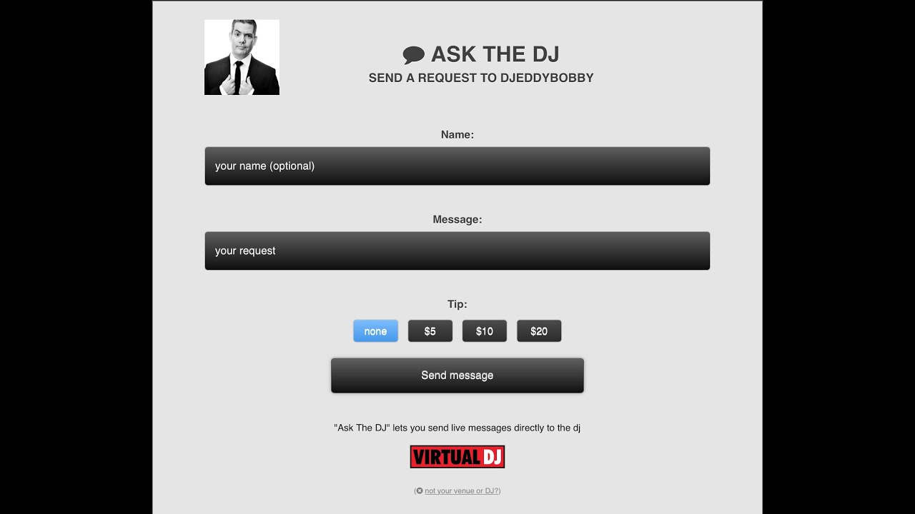 Ask The DJ Setup