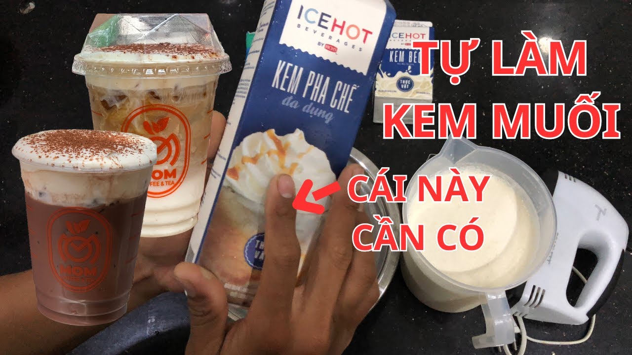 CÁCH LÀM KEM CAFE MUỐI CHUẨN VỊ TẠI NHÀ - Đô Cà Phê