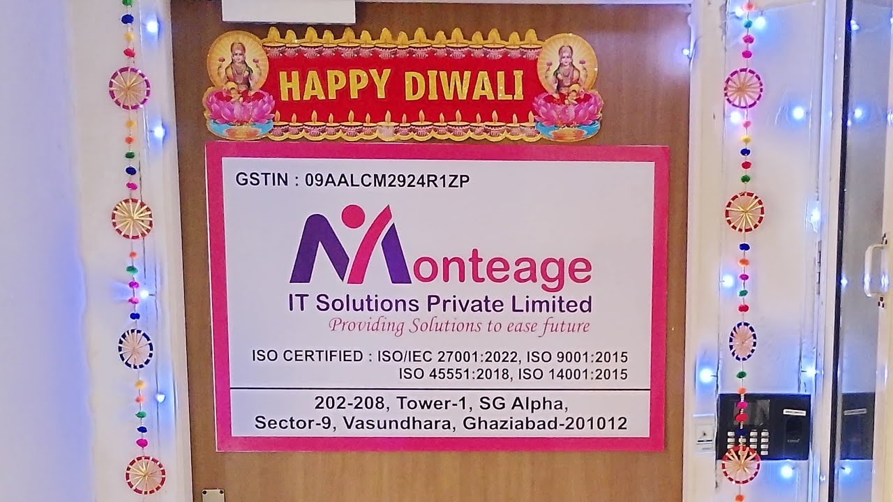 Diwali Celebration 2025 at Monteage IT Solutions | #Office #Diwali #Party Highlights 