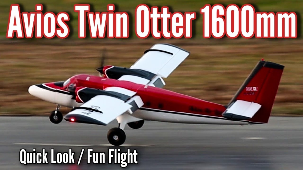 Avios Twin Otter 1600mm Scale Twin STOL Plane w/Floats PNF - Model AV8R Quick Look/Fun Flight