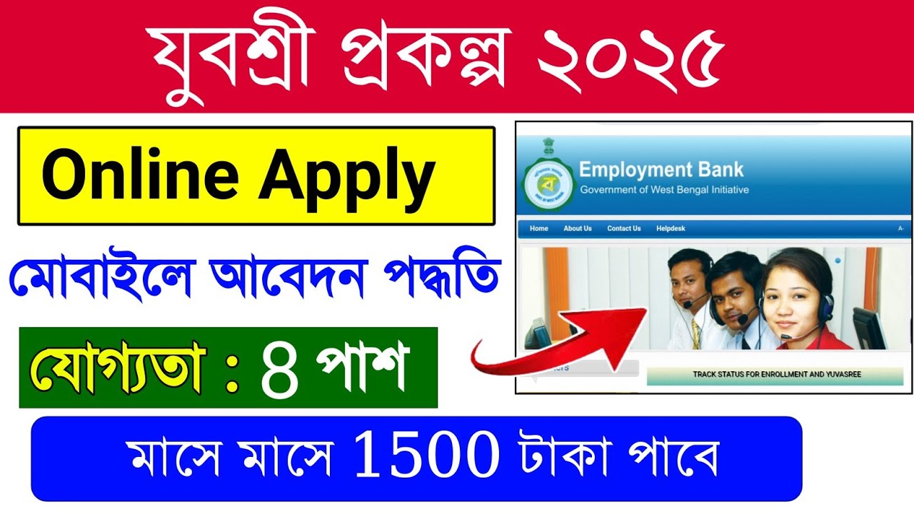 yuvashree form fill up online 2025 | yubashiri online application | employment exchange online apply