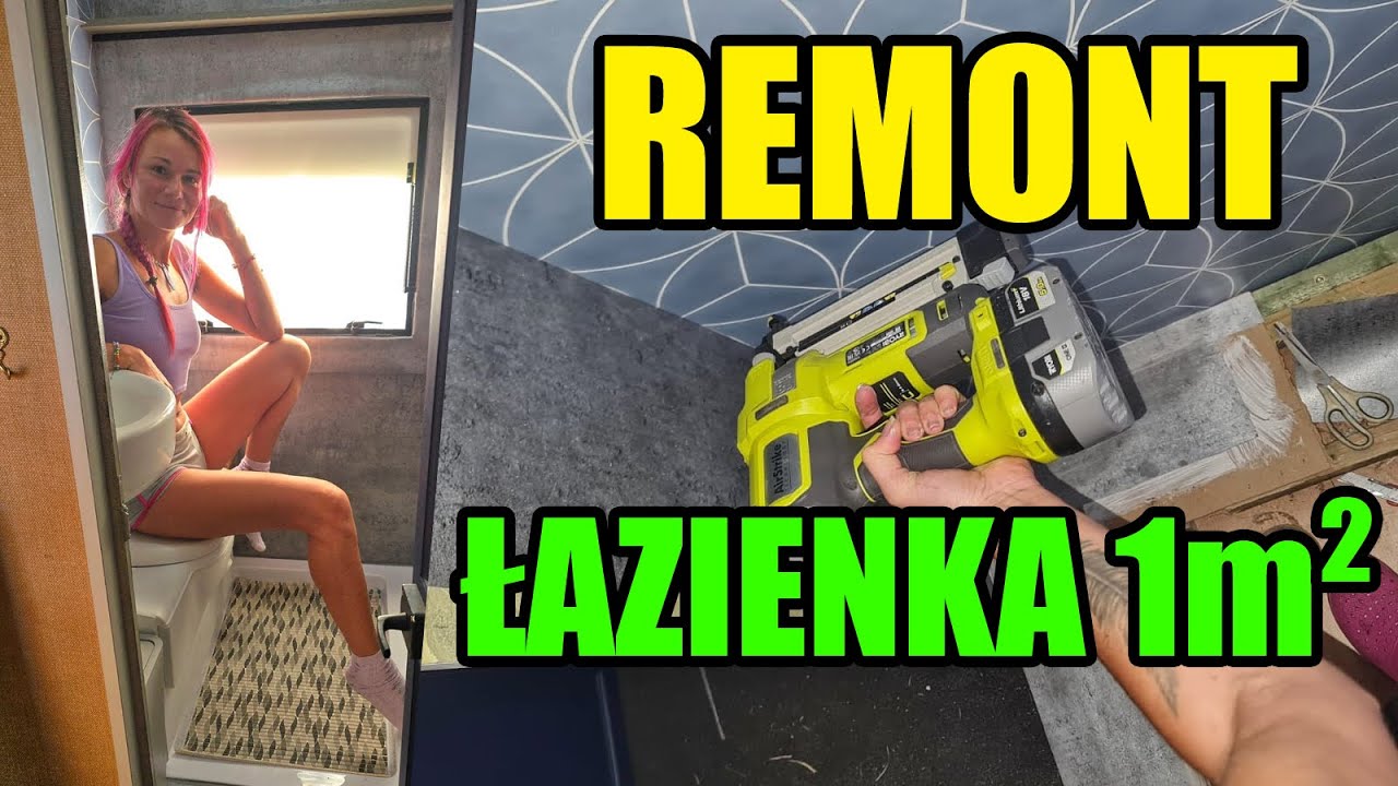 ŁAZIENKA NA 1M² - da się! Zrobiliśmy to !