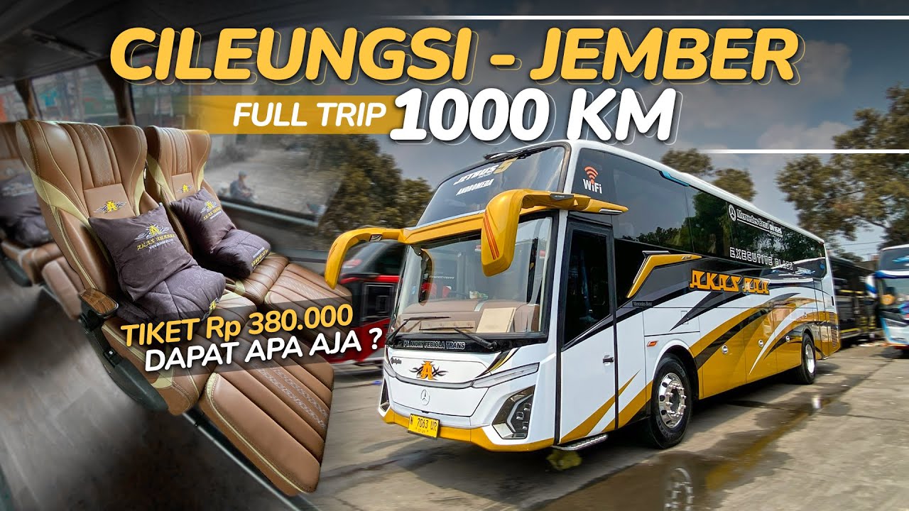 AKHIRNYA, BANGKIT LAGI SETELAH MATI SURI❗Trip CILEUNGSI - JAKARTA - JEMBER Naik Bus AKAS AURORA #1