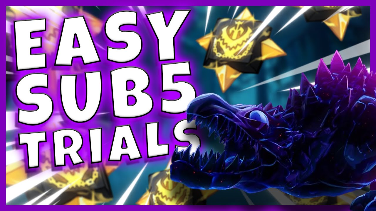 Dauntless Shadow touched Nayzaga trials - EASIEST sub 5 build and guide