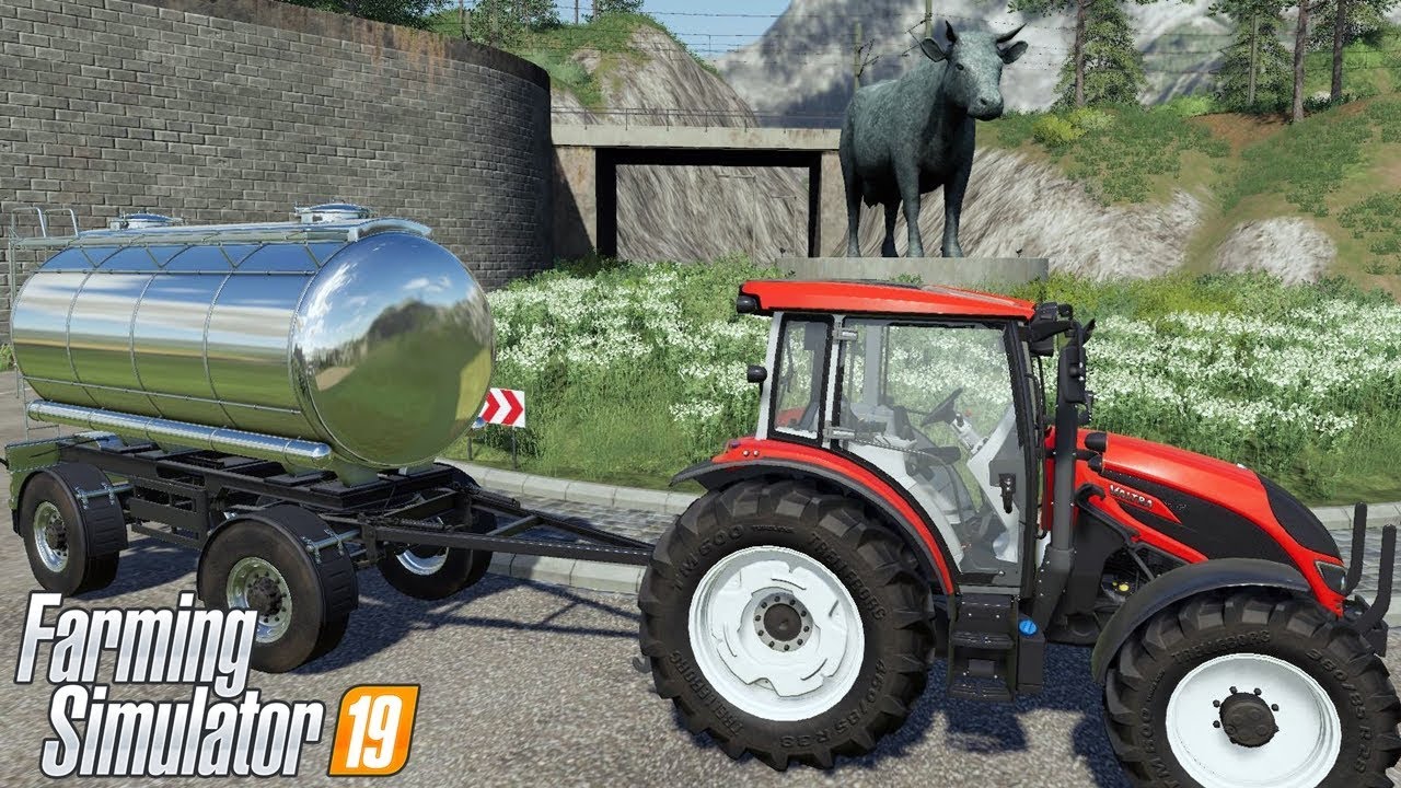 Sprzedaż mleka. #32 Felsbrunn ☆ Farming Simulator 19 ☆ ㋡ Anton