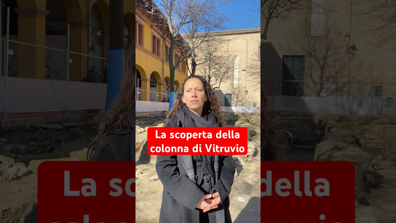 La scoperta della colonna di Vitruvio