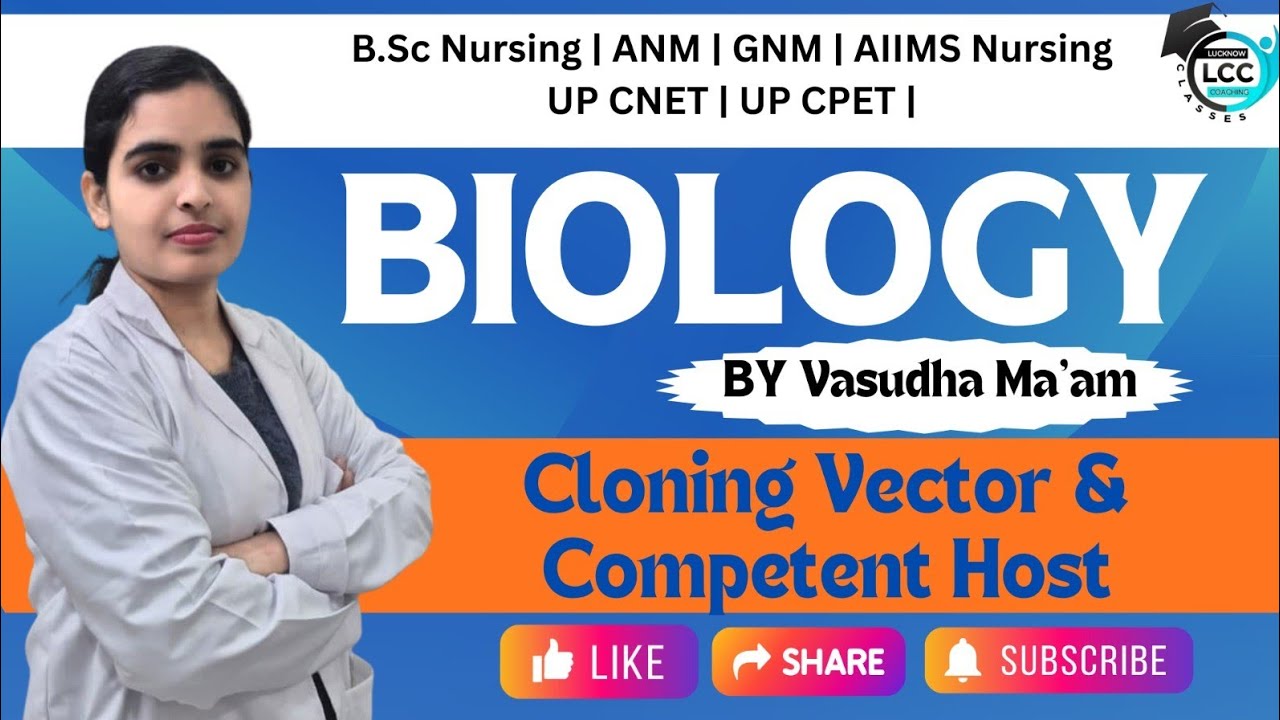 Biology By Vasudha Ma'am LIVE Class | #bscnursing  #examination | UP CNET/CPET
