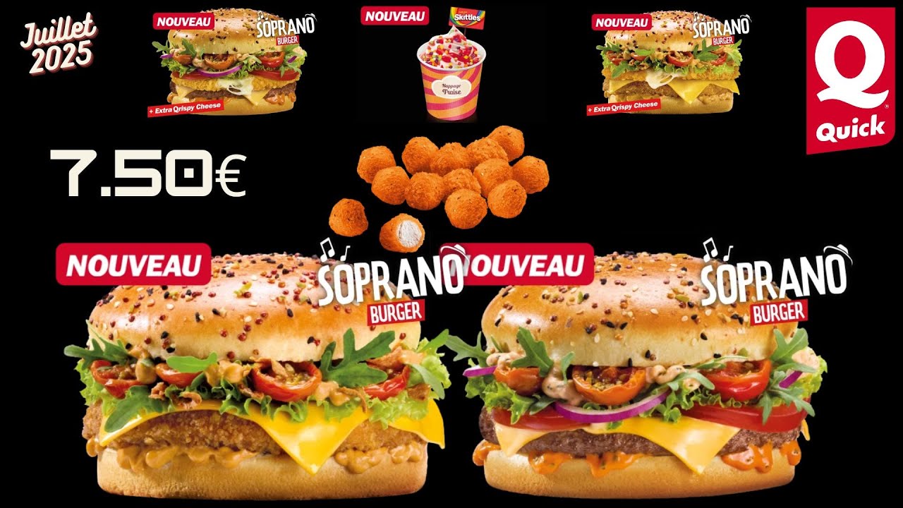 Soparano Burger Beef Chicken Qrispy, Quick France (2025)