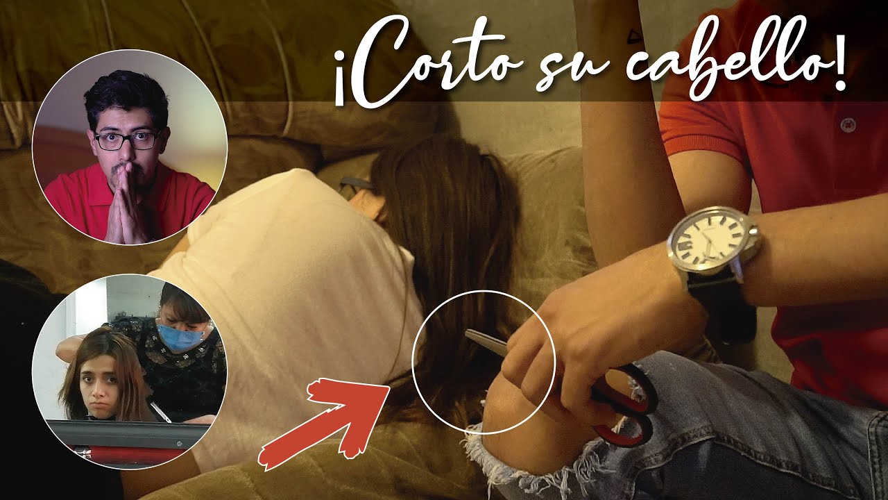 Le corto el cabello a mi novia mientras duerme 😰💇‍♀️💔 #COVIDOCIO-19 #CUARENTENA #JELP