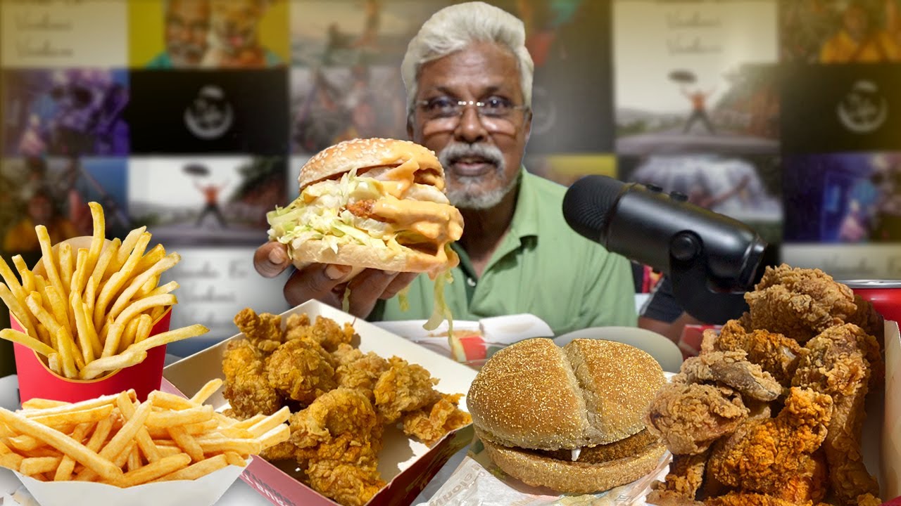 Dad tries Mukbang Eating 😋😂| ASMR Sounds 🔥