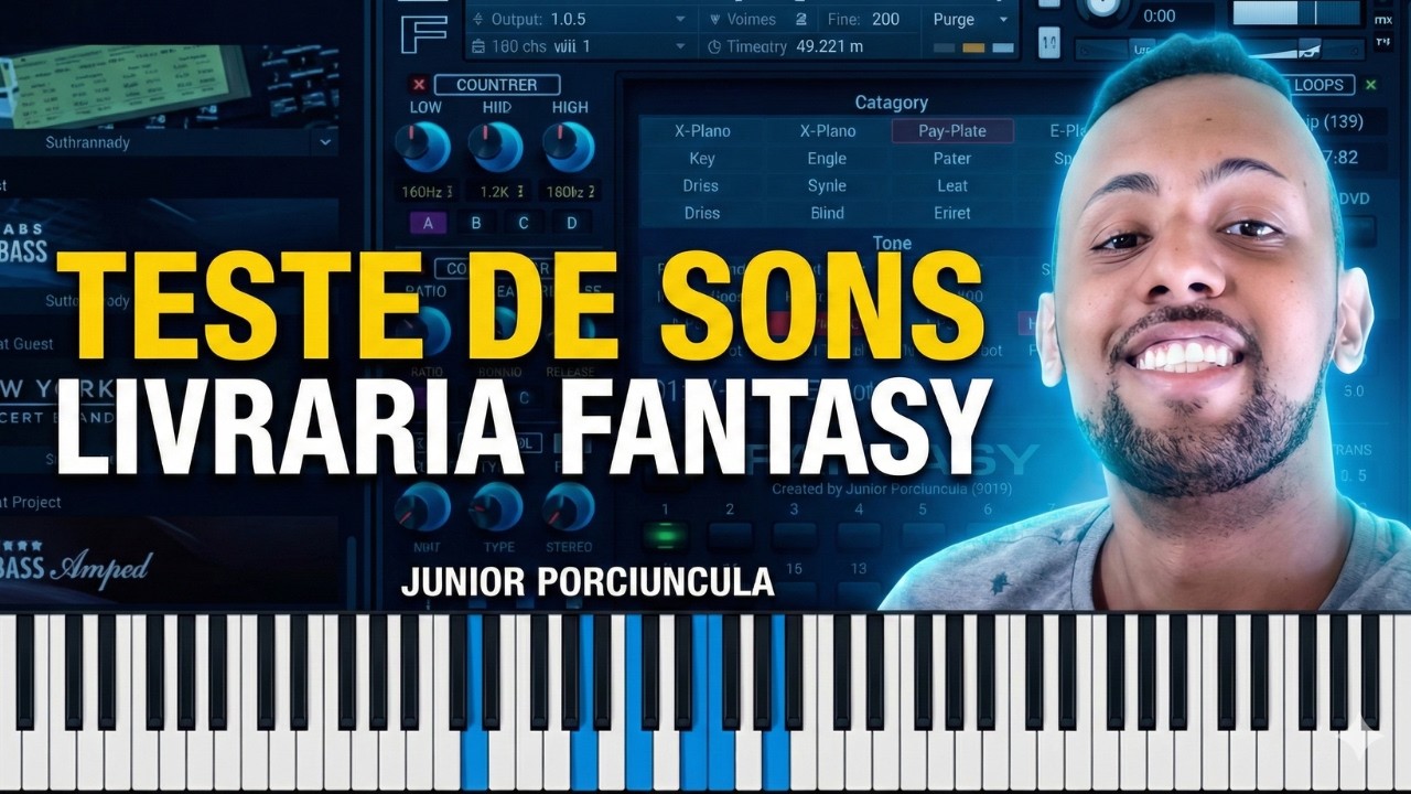 Pianos Acústicos da Livraria Fantasy: Mágica ou Exagero? (Teste Pianos V) #reviewvst #kontakt
