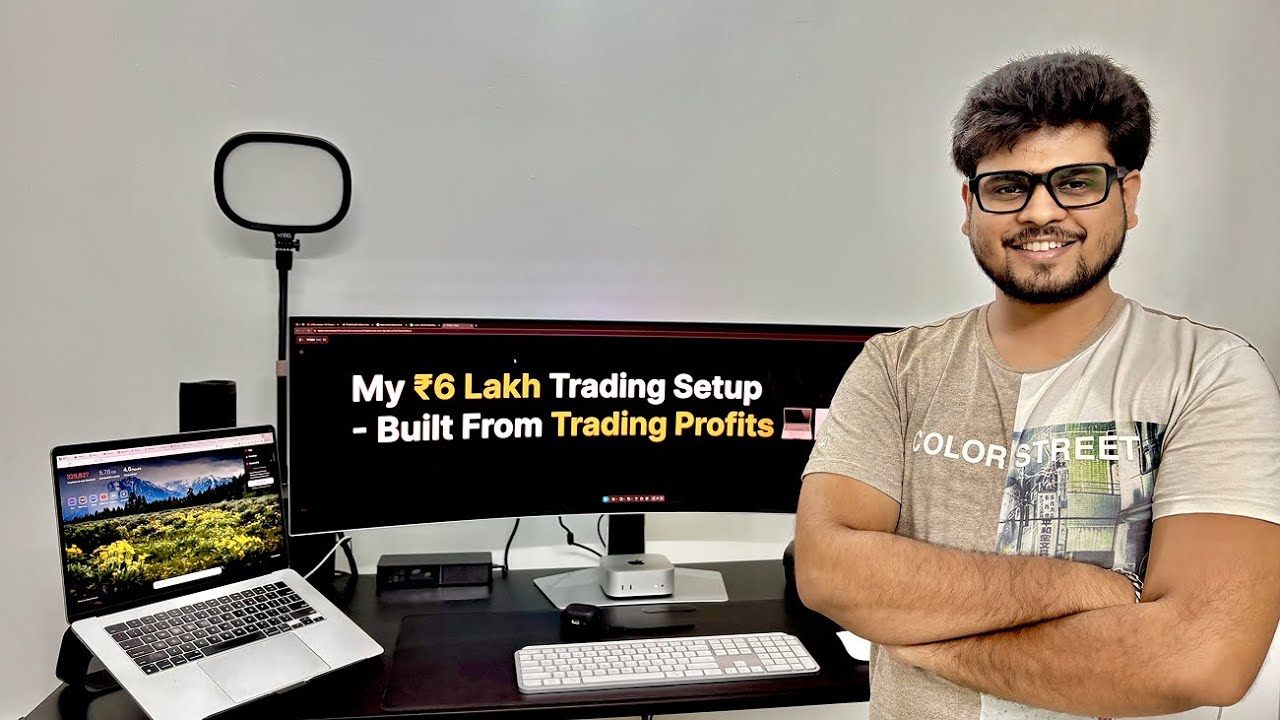 🎥 My ₹6 Lakh Trading Setup – Built From Trading Profits 💻📈